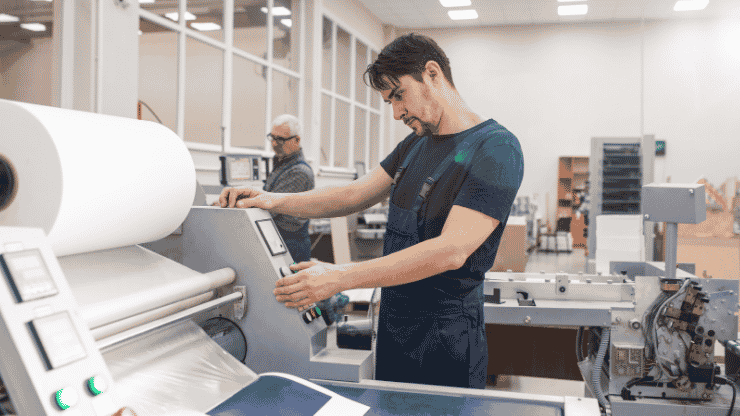 People in smart factories with SAP print services