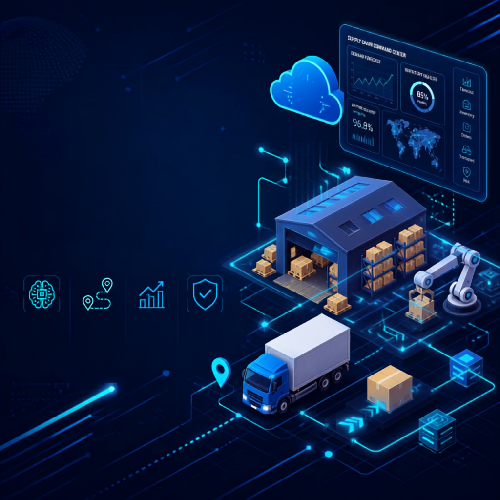 Generative AI supply chain applications for planning, logistics, and retail distribution