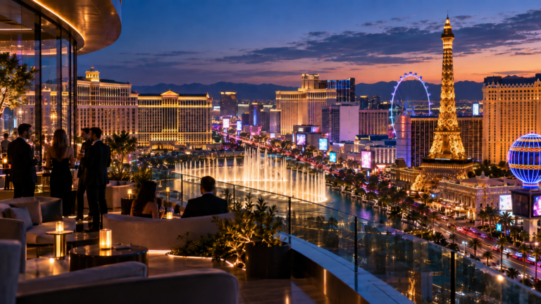 Event banner showing Las Vegas