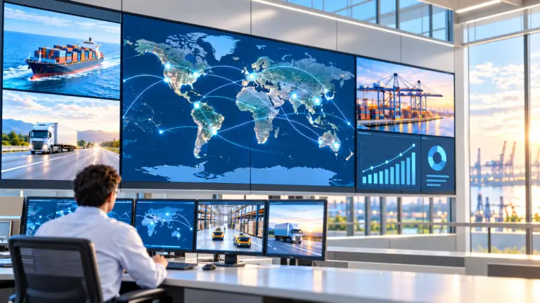 AI enabled , high tech supply chain innovation dashboards